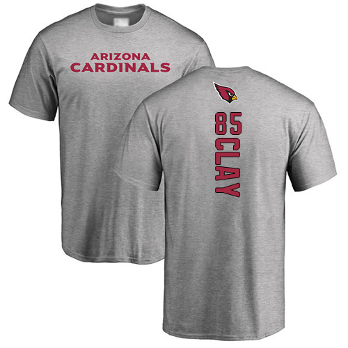 Arizona Cardinals Men Ash Charles Clay Backer NFL Football #85 T Shirt